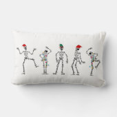 踊りクリスマススケルトン ランバークッション (裏面)