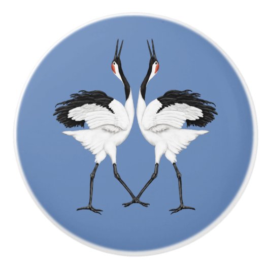 踊りクレーンのセラミックノブ セラミックノブ (正面)