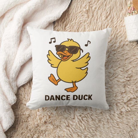 踊りクールダック クッション (ブランケット)