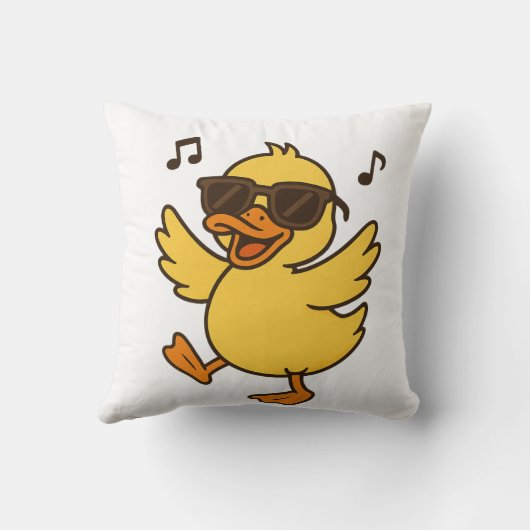 踊りクールダック クッション (裏面)