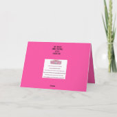 踊りグリッターTU B'Shvat ט״ו בשבטカード サンキューカード (裏面)