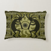 踊りココペリ南西パタアステカーン アクセントクッション (裏面)