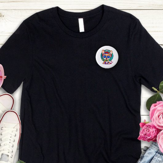 踊りコーギかわいいカワイイ 缶バッジ