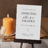 踊りサインの記念に私たち結婚と天国 招待状