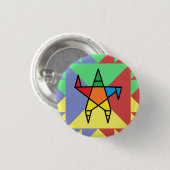 踊りサンガグラムボタン 缶バッジ (正面&裏面)