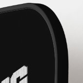 踊りサンタクロースクリスマス ピックルボールラケット (左詳細)