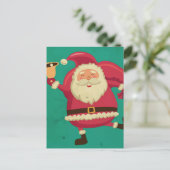 踊りサンタハガキ シーズンポストカード (スタンド正面)