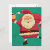 踊りサンタハガキ シーズンポストカード (正面/裏面)