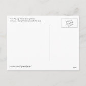 踊りサンタ葉書 シーズンポストカード (裏面)