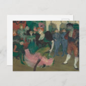 踊りザボレロトゥールーズラウトレック絵画ズ ポストカード (正面/裏面)