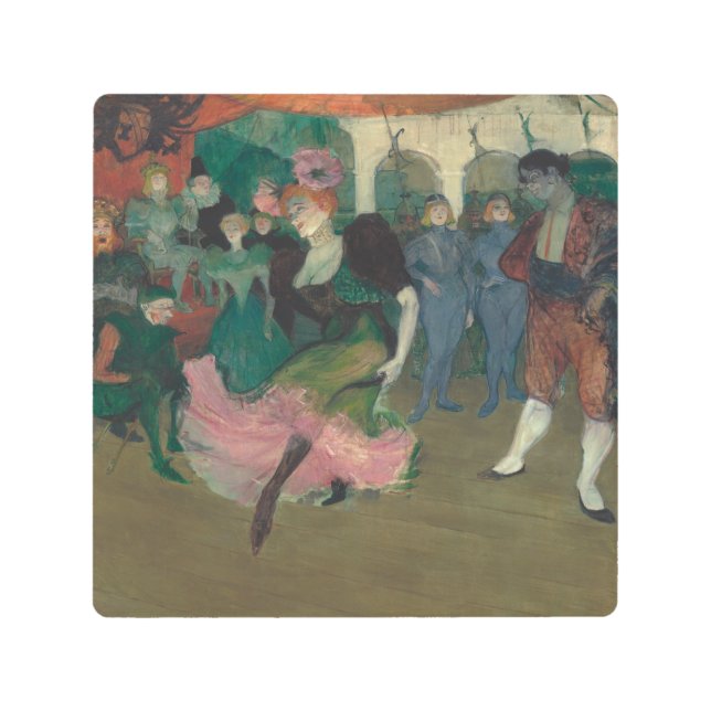 踊りザボレロトゥールーズラウトレック絵画ズ メタルプリント (正面)
