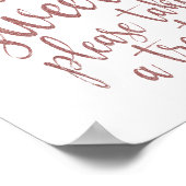 踊りシューズバラ金ゴールドグリッター8結婚x10のサイン ポスター (角)