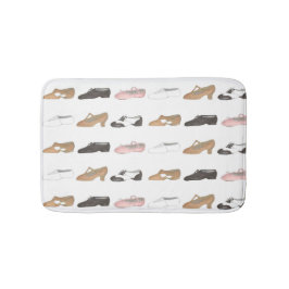 踊りシューズバレエタップジャズライリカルアクロスタジオ バスマット