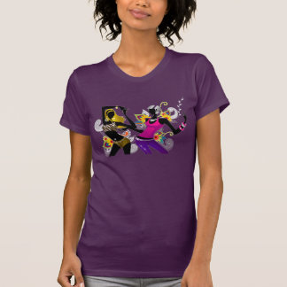 踊りシルエットガールズTシャツ Tシャツ