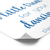 踊りシンプル足の治療 |青フランスのイベント ポスター (角)