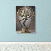 踊りシヴァ像 キャンバスプリント (インサイチュ (ウッドフロア))