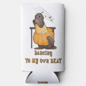 踊りシーオッタークールドリンク スリム缶クーラー (正面)