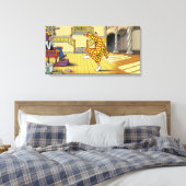 踊りジッピー キャンバスプリント (インサイチュ (寝室))