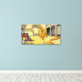 踊りジッピー キャンバスプリント (インサイチュ (ウッドフロア))