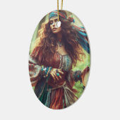 踊りジプシ セラミックオーナメント (左)