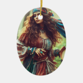 踊りジプシ セラミックオーナメント