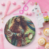 踊りジプシ ペーパープレート (パーティー)