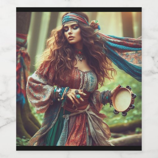 踊りジプシ ワインラベル (シングルラベル)