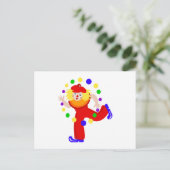 踊りジャグラーピエロ ポストカード (スタンド正面)