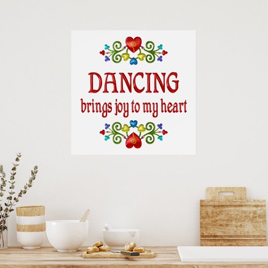 踊りジョイ ポスター (キッチン)