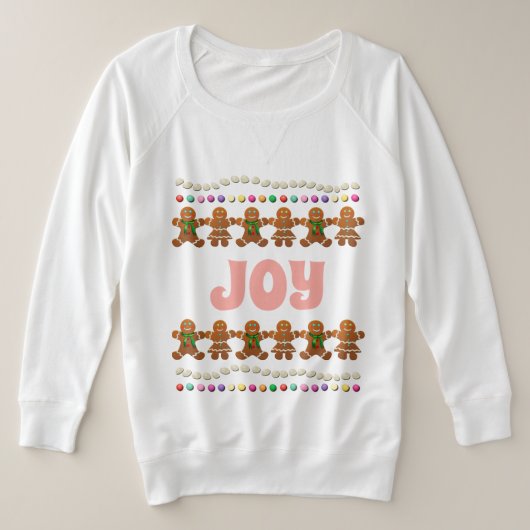 踊りジンジャーパンCookieとカラフル飴 パーカ (デザイン正面)