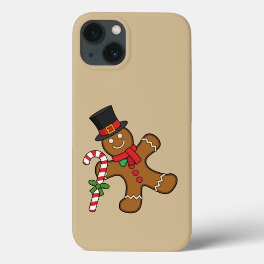 踊りジンジャーブレッドマン Case-Mate iPhoneケース (裏面)