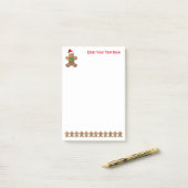 踊りジンジャーブレッドCookie ポストイット (デスク上)