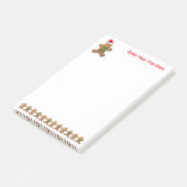 踊りジンジャーブレッドCookie ポストイット (アングル)