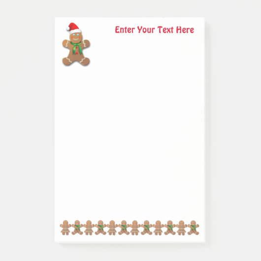 踊りジンジャーブレッドCookie ポストイット (正面)