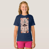 踊りスカートのハロウィーンのフローラ Tシャツ (正面フル)