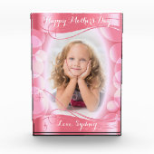 踊りスクリかわいらしプト(ピンク) - DIY写真テンプレート フォトブロック (正面)