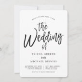 踊りスクリプトミニマ結婚リスト 招待状 (正面)