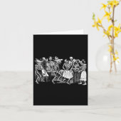 踊りスケルトンのデイオブデッドディアデロスミュートス カード (黄色い花)