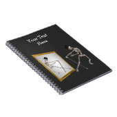 踊りスケルトンイン鏡 ノートブック (右側)