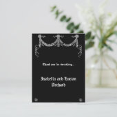 踊りスケルトンガーランドゴシックサンキューカード サンキューカード (スタンド正面)