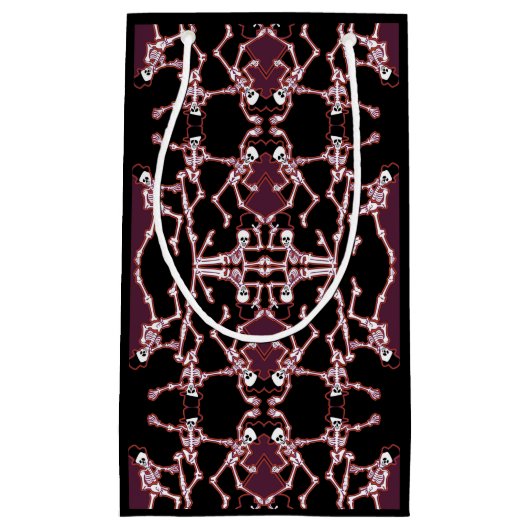 踊りスケルトンズゴーリッシュ抱き枕 スモールペーパーバッグ (正面)