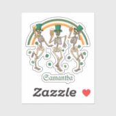 踊りスケルトンズセントパトリック シール (シート)