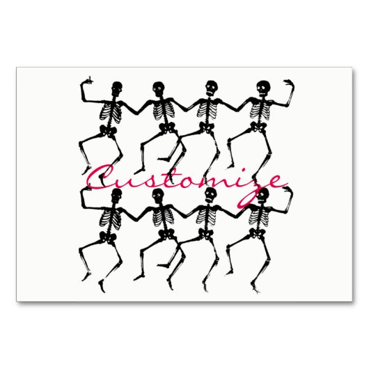 踊りスケルトンズハロウィーンサンダーコーブ テーブルナンバー (正面)