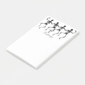 踊りスケルトンズハロウィーンサンダーコーブ ポストイット (アングル)