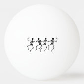 踊りスケルトンズハロウィーンサンダーコーブ 卓球ボール (裏面)