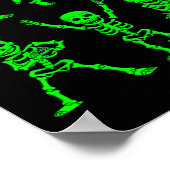 踊りスケルトンダンスチャレンジガールボーイズキッズH ポスター (角)