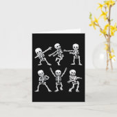 踊りスケルトンダンスチャレンジボーイズガールキッズH カード (黄色い花)