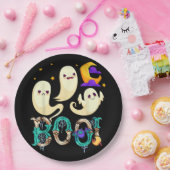 踊りスケルトンダンスチャレンジボーイズガールキッズH ペーパープレート (パーティー)