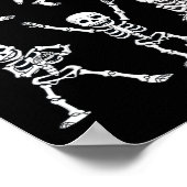 踊りスケルトンダンスチャレンジボーイズガールキッズH ポスター (角)