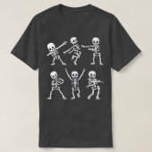 踊りスケルトンダンスチャレンジボーイズガールキッズH Tシャツ (デザイン正面)
